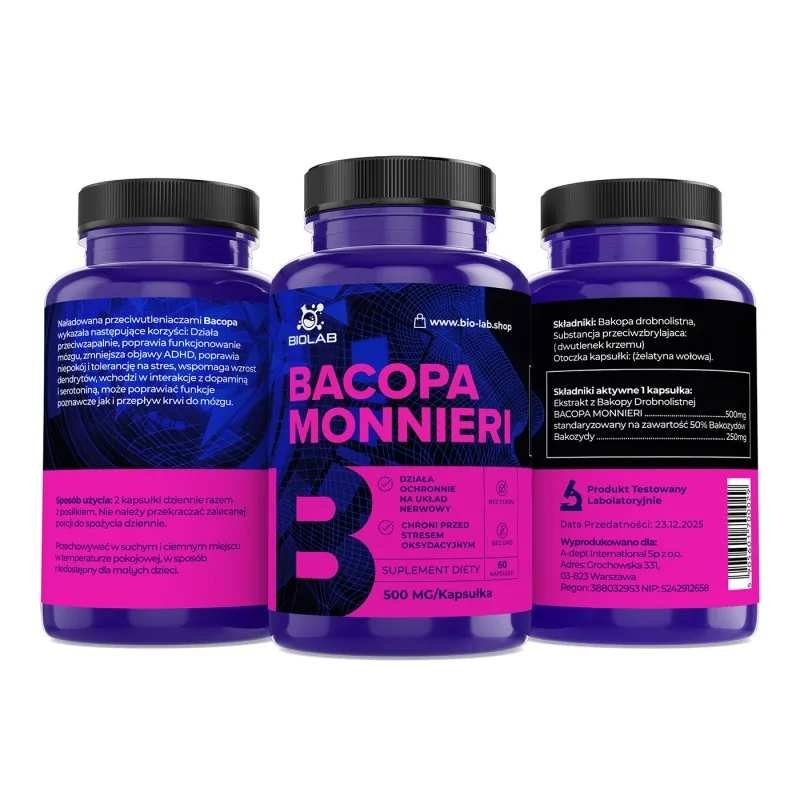 standardized extract 50% bacosides 500 mg standardized extract 50% bacosides 500 mg